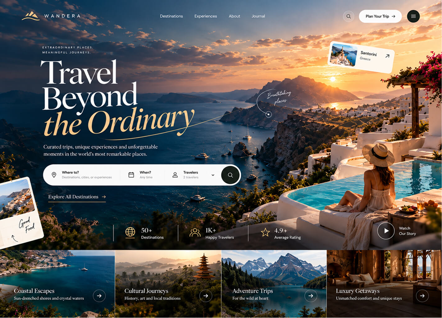 An existing non-Webflow website before migration